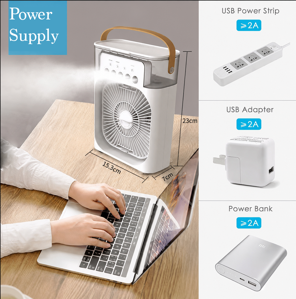 Cool Drop Portable Fan