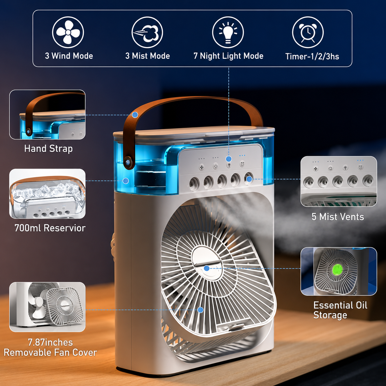 Cool Drop Portable Fan